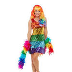 regenbogen kleid