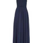 blaues abendkleid