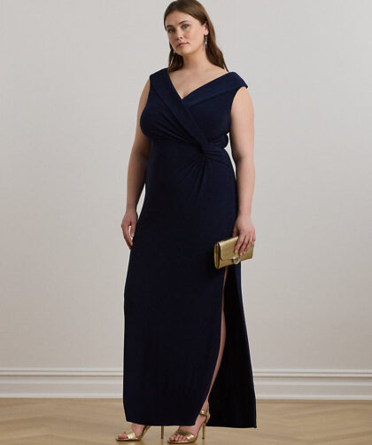 schulterfreies kleid