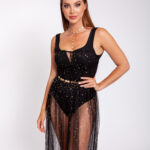 schwarze lange kleider