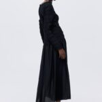 schwarzes kleid lang