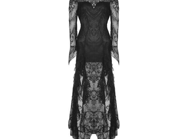 spitzenkleid langarm